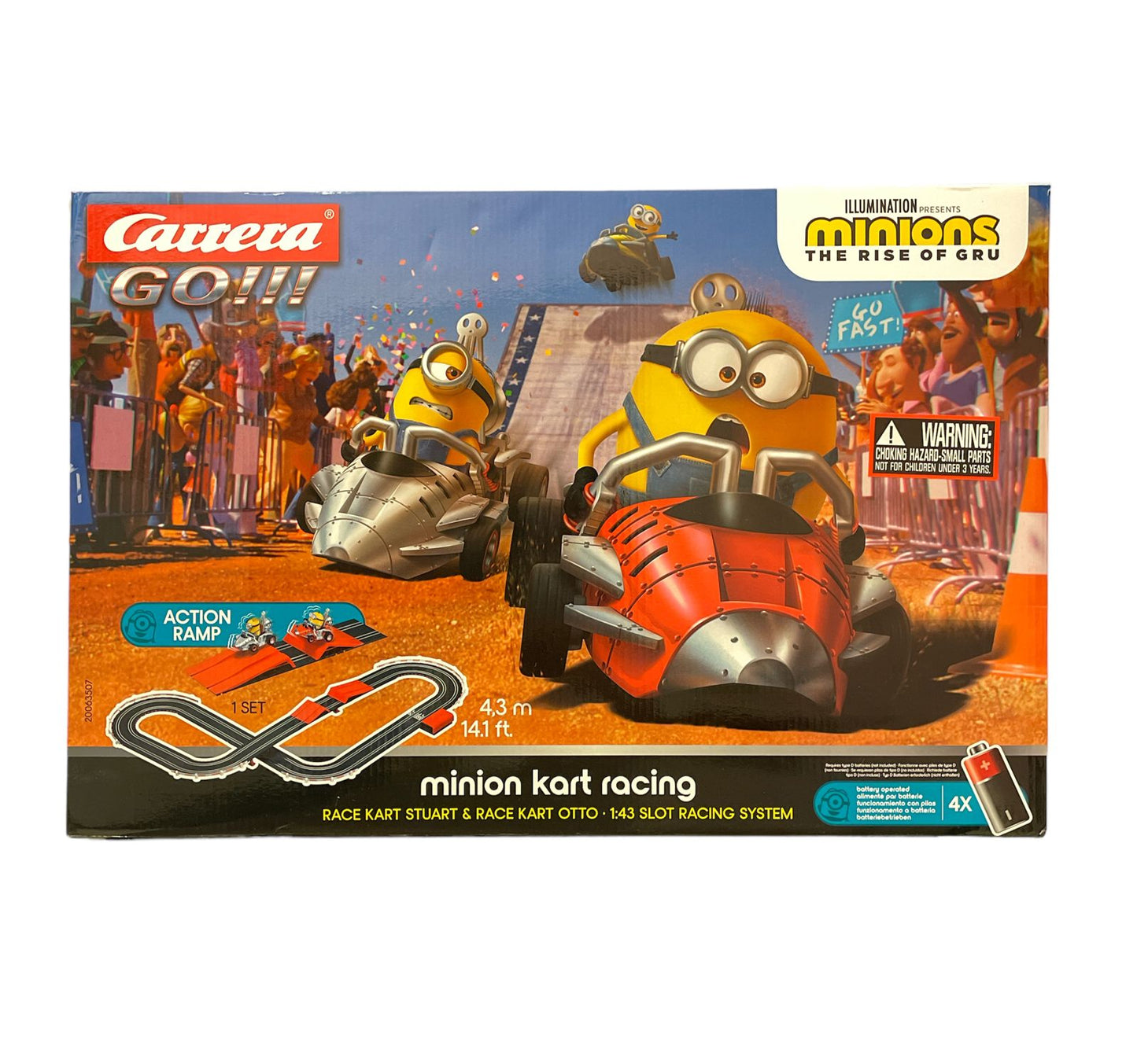 Pista de Carritos Minions JUGUETE