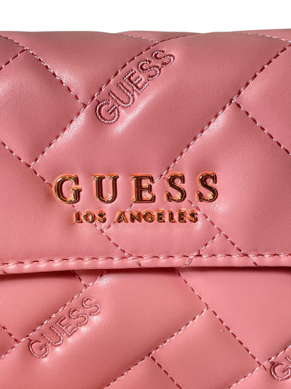 Bolsa Clutch GUESS Acolchada Rosa o Negra