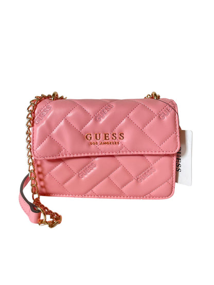 Bolsa Clutch GUESS Acolchada Rosa o Negra