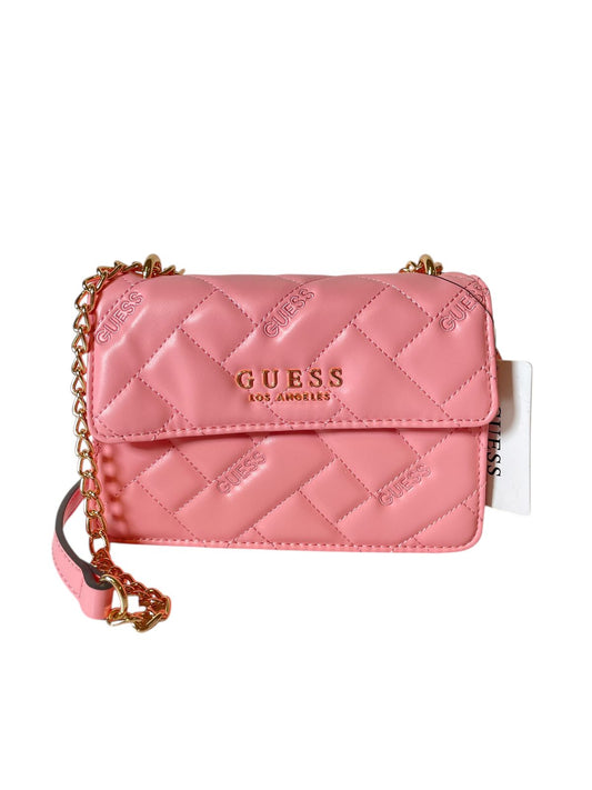 Bolsa Clutch GUESS Acolchada Rosa o Negra