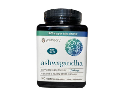 Ashwagandha Youtheory 1,000 mg (180 Cápsulas Vegetales)